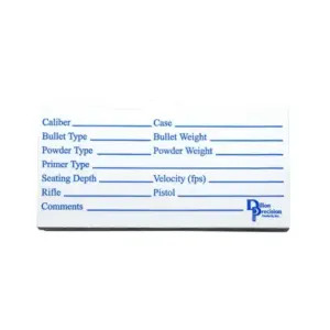 Dillon Ladedaten Label / Loading Data Label 50 Stück