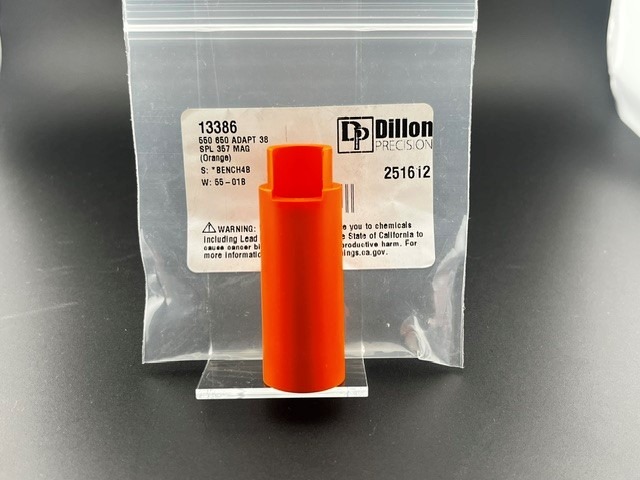 Dillon Casefeed Adapter Orange / Hülsenzufuhr Adapter Orange XL650 / XL750 I Dillon-Nr.13386