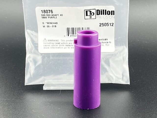 Dillon Casefeed Adapter Purple / Hülsenzufuhr Adapter Lila XL650 / XL750 I Dillon-Nr.18076