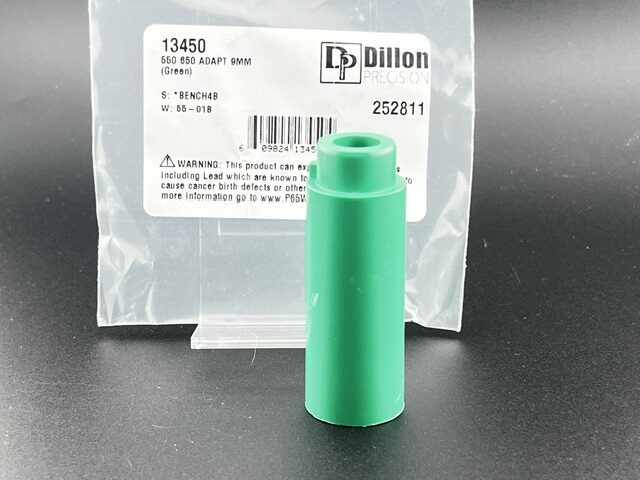 Dillon Casefeed Adapter Green / Hülsenzufuhr Adapter Grün XL650 / XL750 I Dillon-Nr.13450