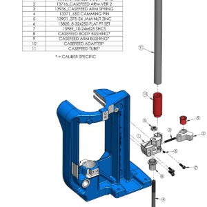 Dillon Hülsenzufuhr / Casefeed System  XL650 / XL750